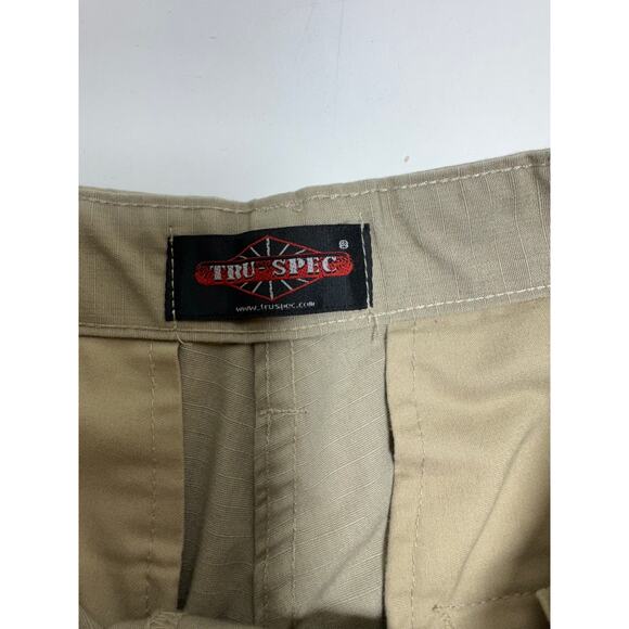 Tru Spec Tactical Rip Stop Cargo Pants Sz Small 30X32 Tan Work Outdoor Casual - Picture 3 of 6